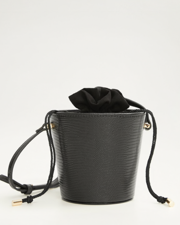 borsa secchiello nera