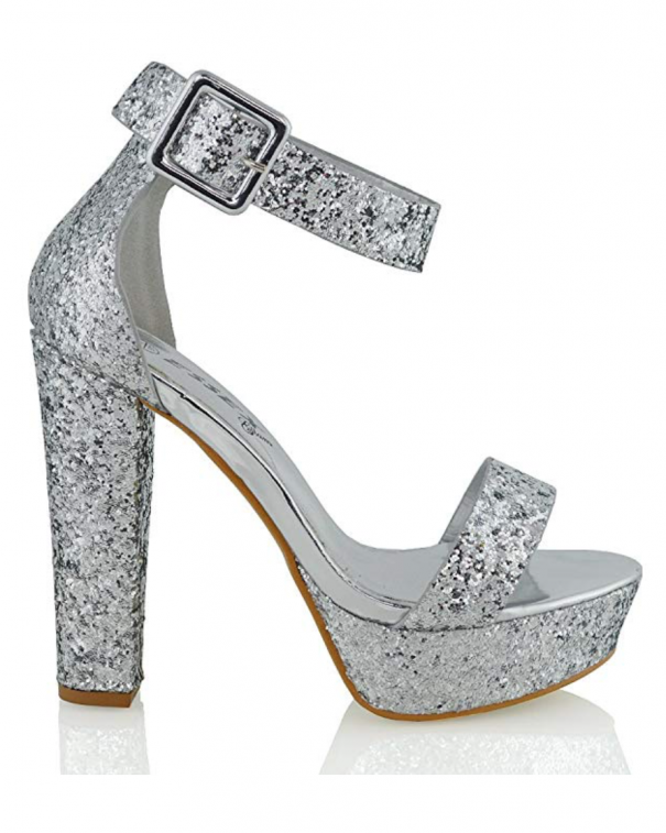 glitter sandali