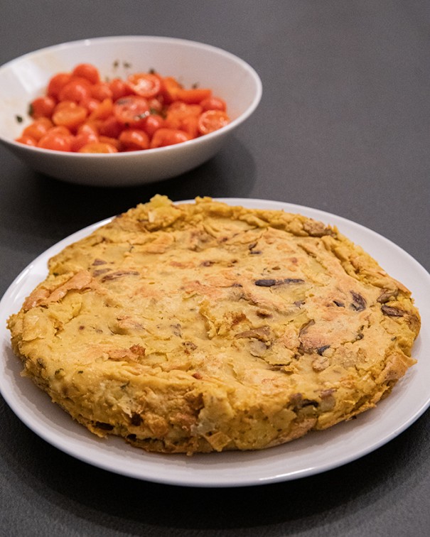 ricetta frittata senza uova di farina di ceci